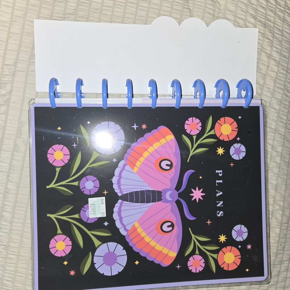 The Happy Planner Butterfly Design with Purple and Pink Accents